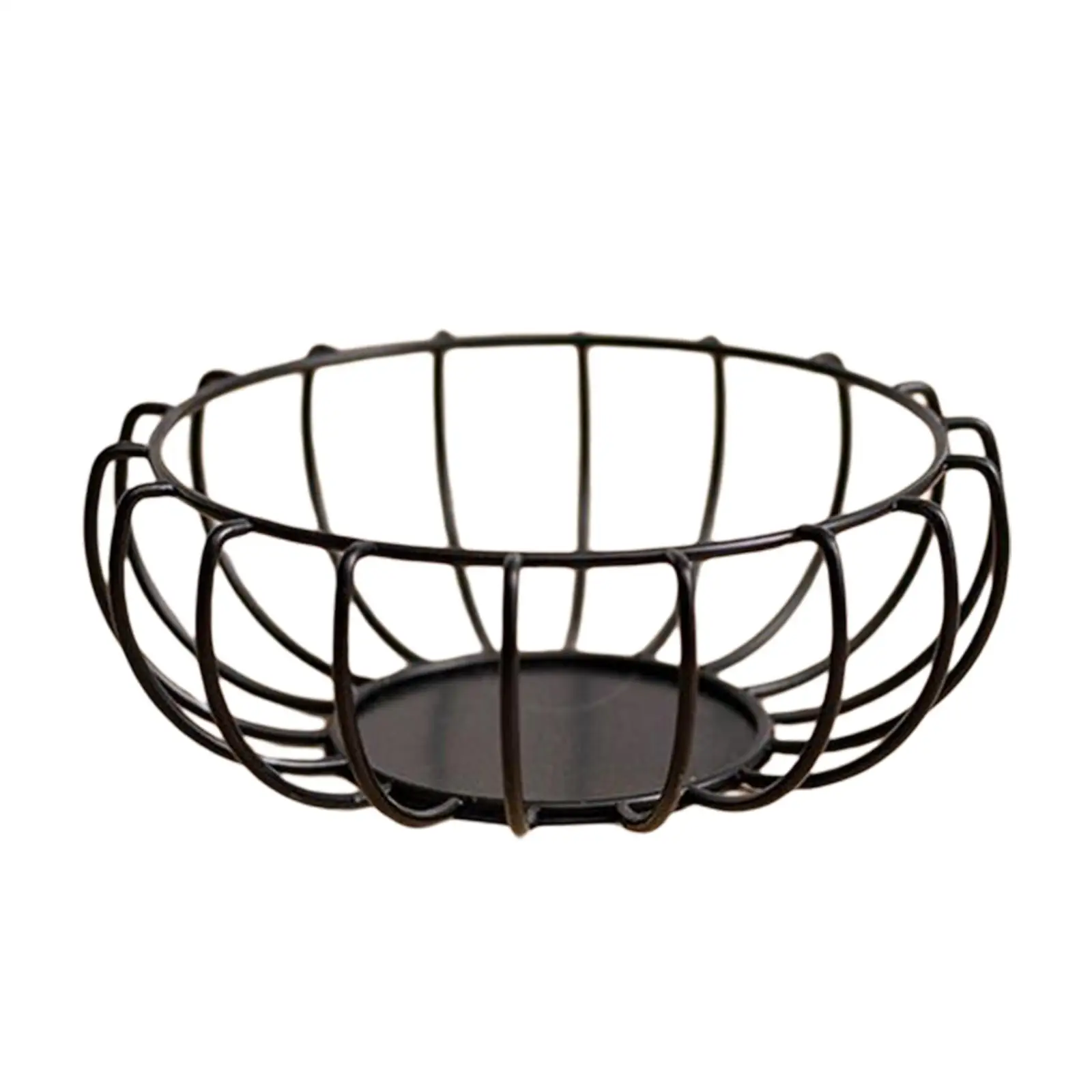 Metal Fruit Basket Bowl Stand Container for Sundries Dinner Table Tabletop