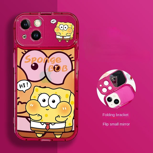 SpongeBob Portable Mini Mobile Phone Holder Patrick Acrylic Phone Holder  Suitable for IPad IPhone Desk Bracket Smartphone Anime - AliExpress