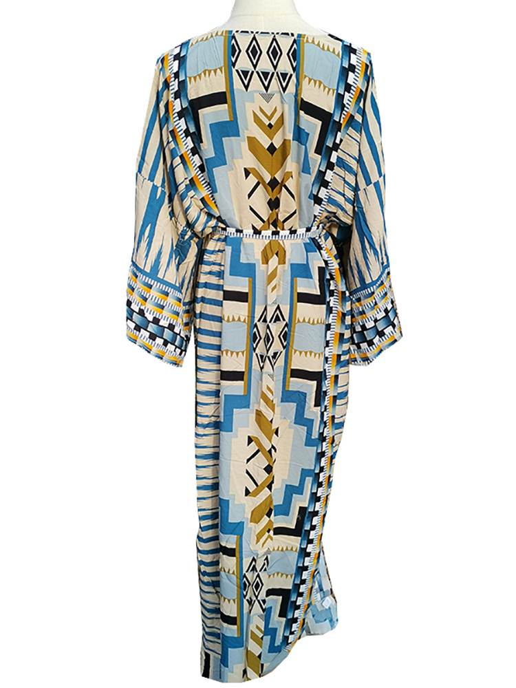 Sarong vestido de praia Cover-Up, Roupa de