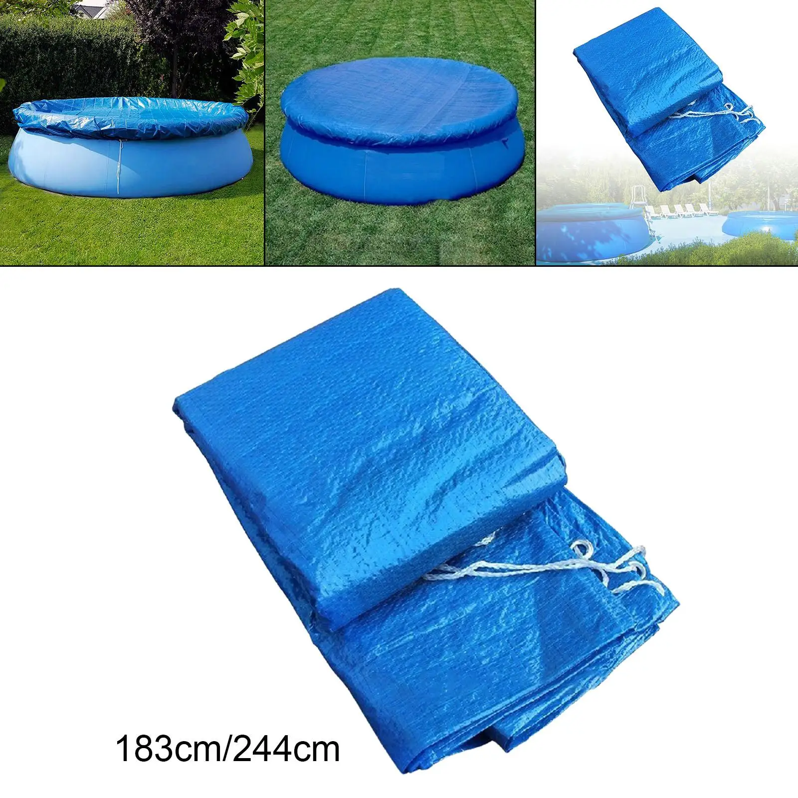Swimming Pool Mat Round Pool Cover Waterproof Dustproof Mat for Sports