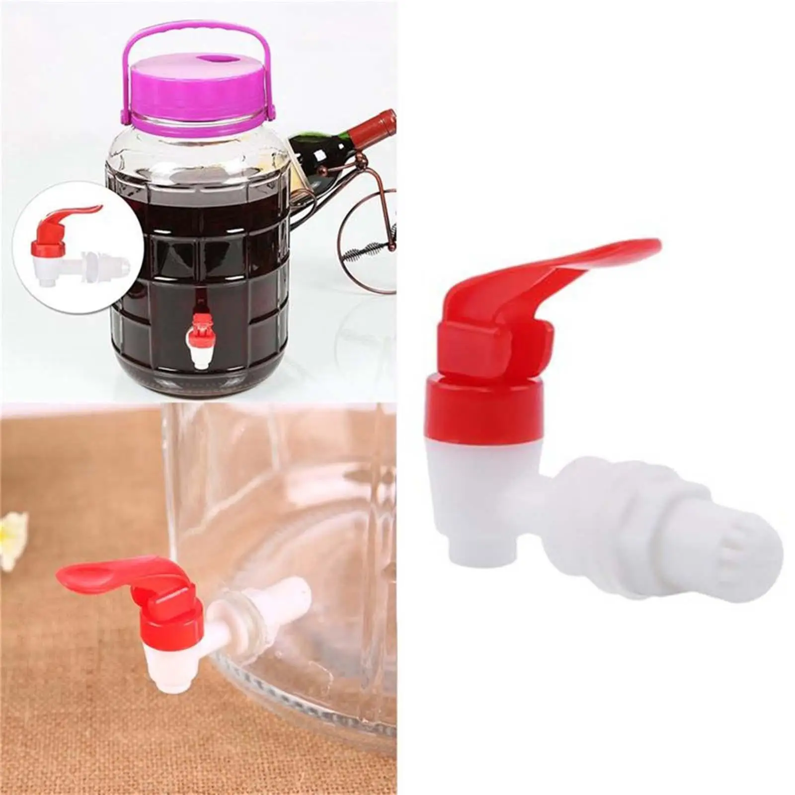 Adjustable Dispenser Valve Tap Prevent Leakage for Restaurants Home Beverage Juice