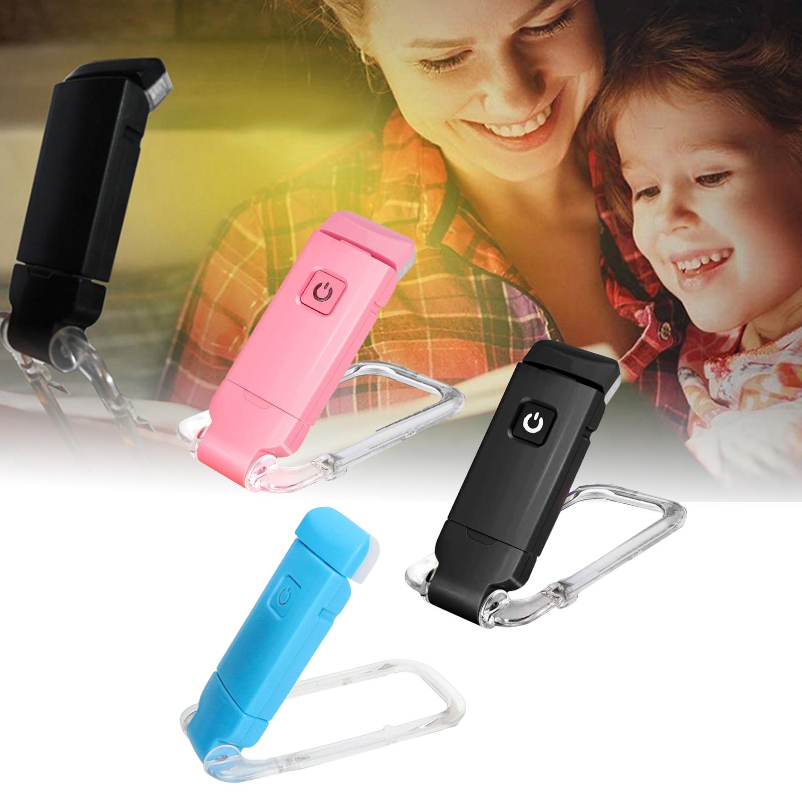 Portable Book Light Mini Clip Flexible LED Reading Lamp Bookmark Night Light For Travel Bedroom Reader