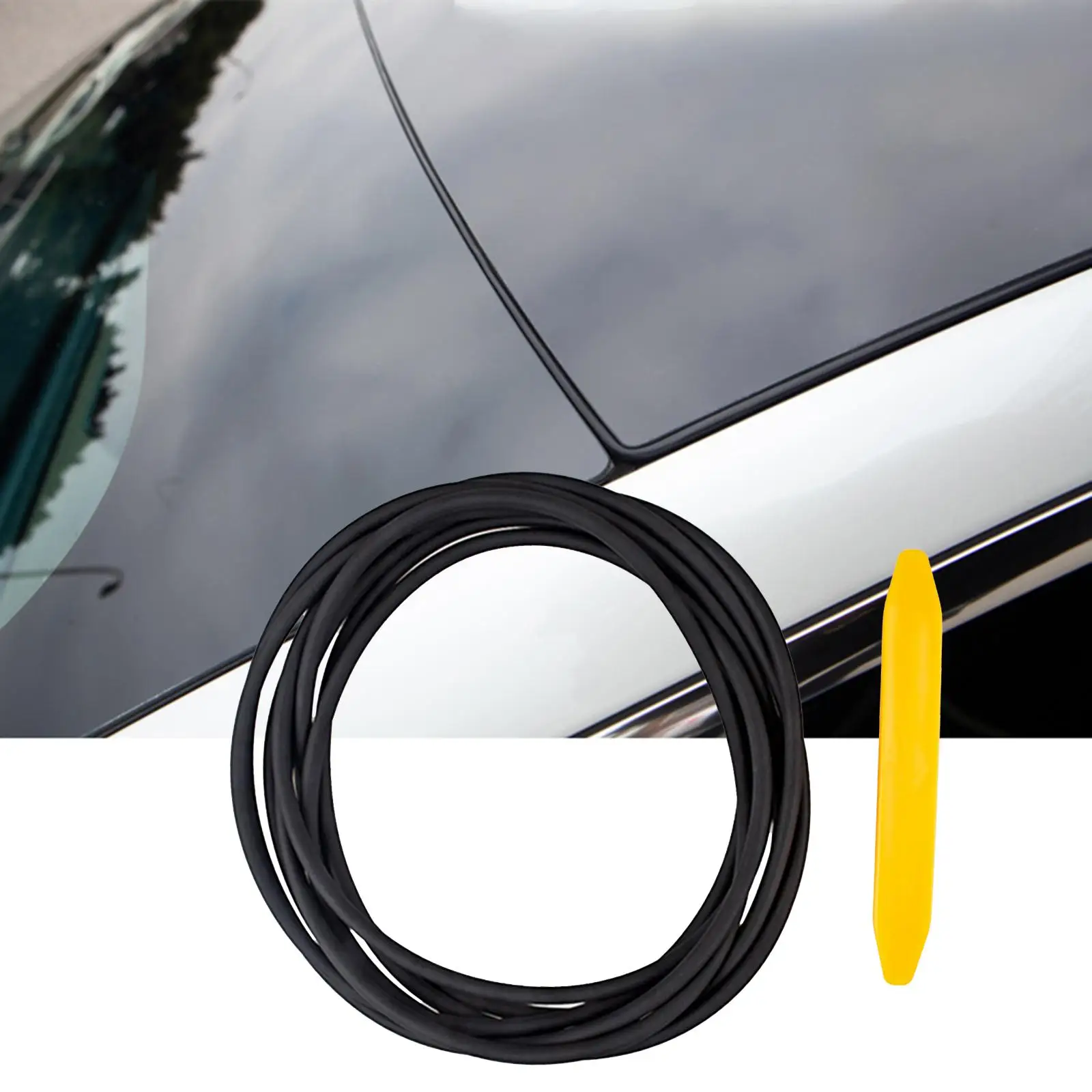 Sunroof Sealing Strip trim Dust Proof Glass Seal rings Strip Sound Insulation Skylight Sealing Strip for 