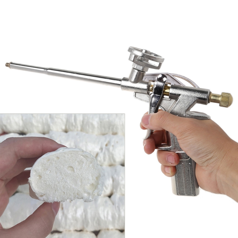 Nombre 9, Pistolet de pulvérisation expansible en mousse, distribution de mastic à bulles, outil applicateur isolant PU, alliage d