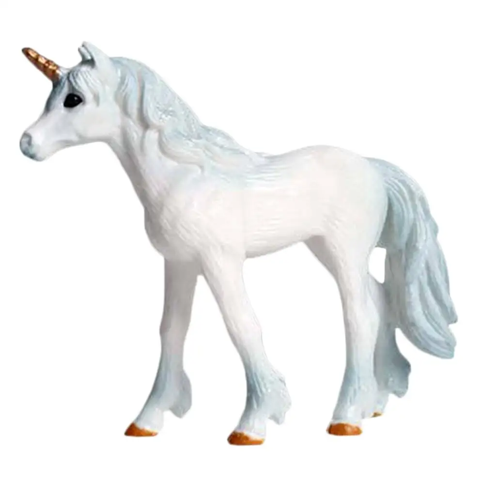 Realistic Unicorn Fantasy Animal Model Plastic Figurine Toy Decor Gift