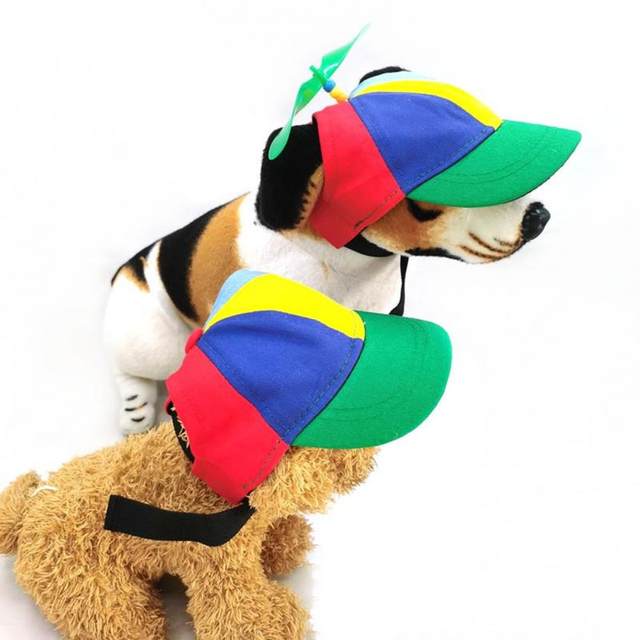 Abaodam 4pcs pet Baseball Cap Trendy Hats Summer Cap Summer hat Propeller  hat for Dogs Outdoor Dog Baseball caps Baseball Hat for Dog Sun Proof Hat