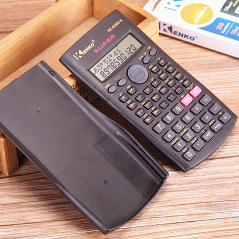 Description Picture 3 of item1PC New Function Calculator Handheld Multi-function 2-Line Display Digital LCD Scientific Calculator
