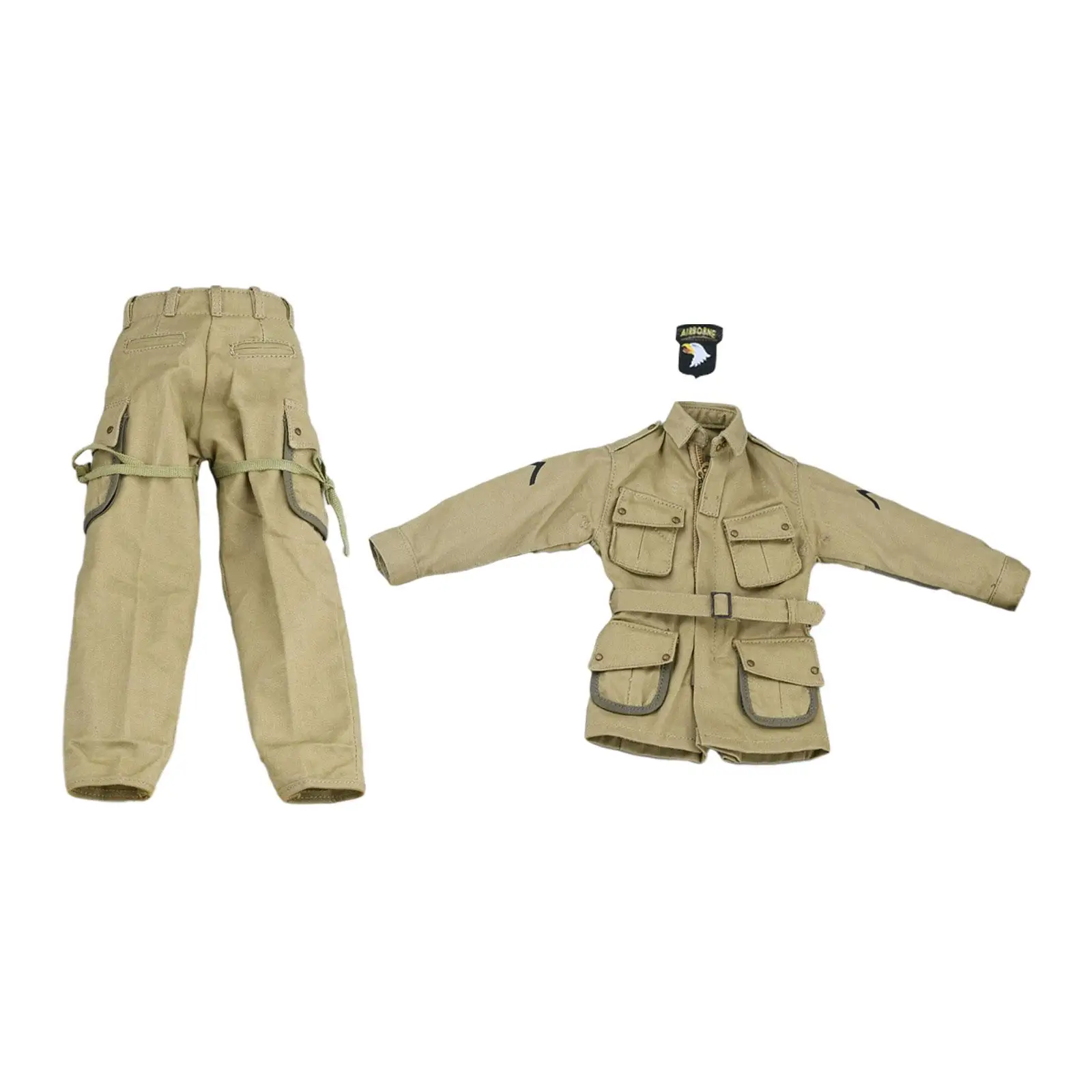 1/6 Figure Clothes Uniform Model Cosplay, Mini Coat Pant, Miniature Soldier