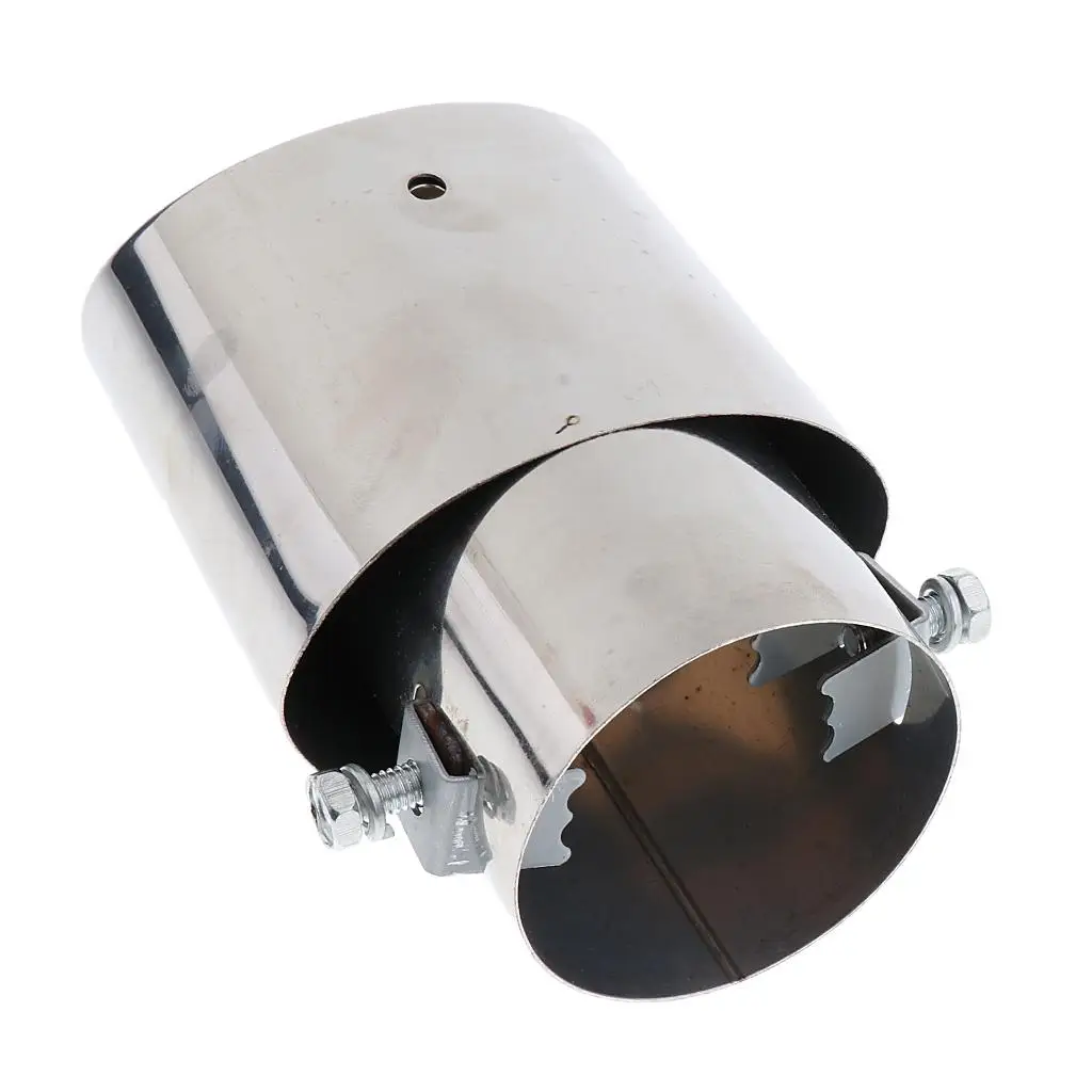 Universal Thick Stainless Steel rear of car Round 63mm Exhaust  