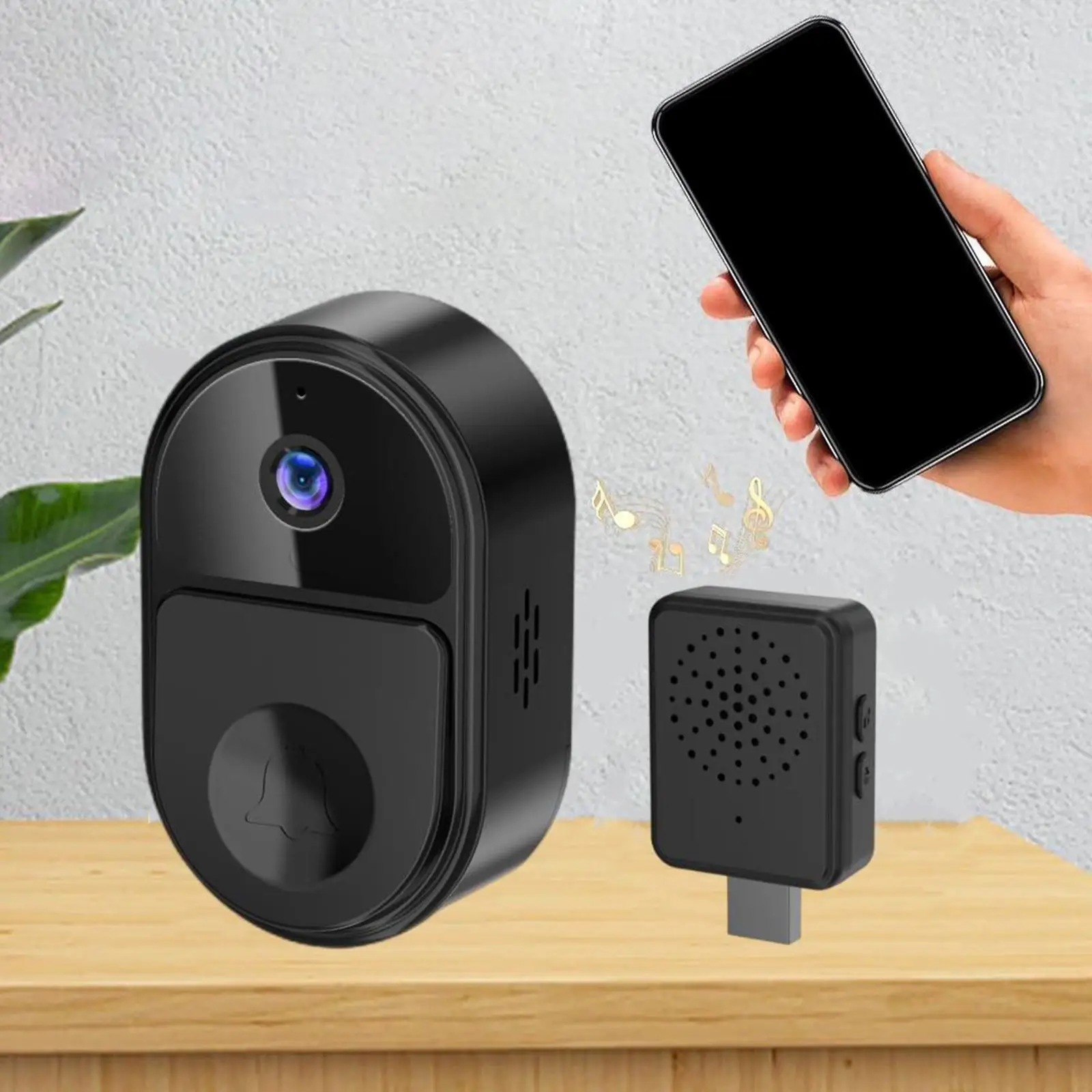 Video Doorbell Wireless Motion Weatherproof Outdoor for Apartment