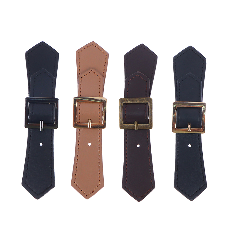 1Pc Metal Leather Button Windbreaker Coat Button Leather Metal Buckle Sweater Coat Windbreaker Belt Leather Buckle Accessories