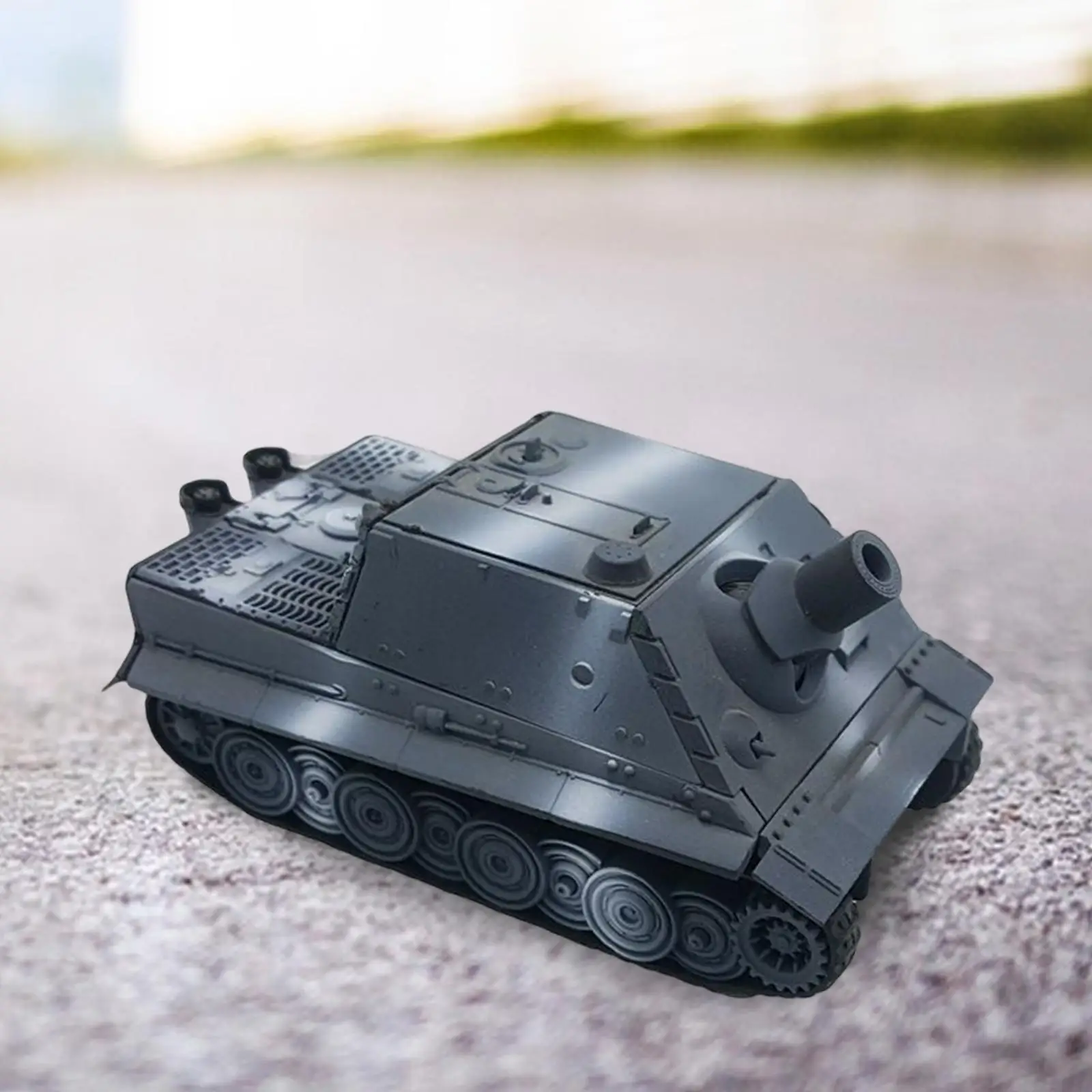 1/72 Scale 4D Assemble Tank Kits Educational Toy for Hotel Holiday Decor
