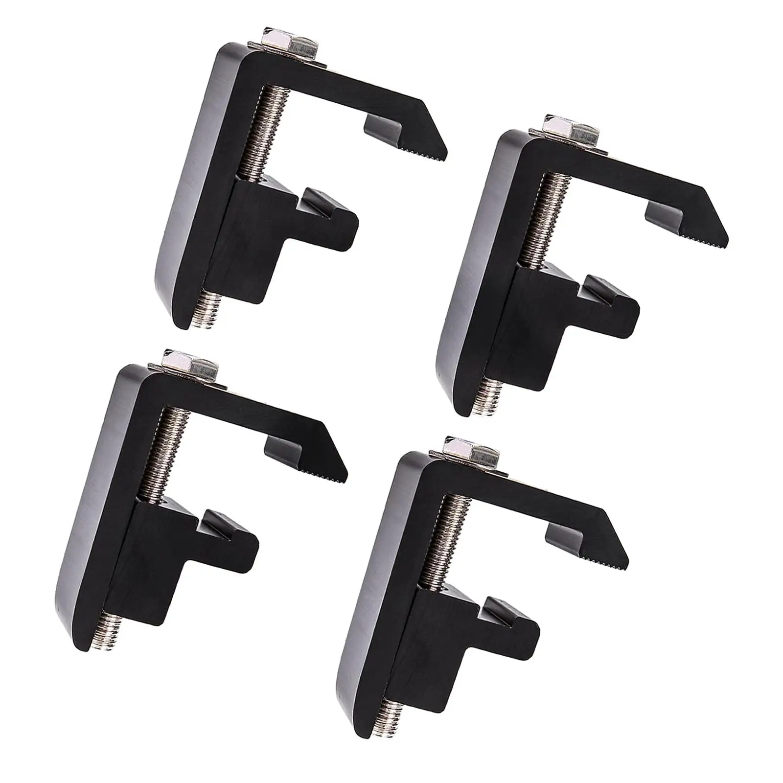 4Pcs Track System Mounting Clamps for Camper Shell Truck Canopy Bracket