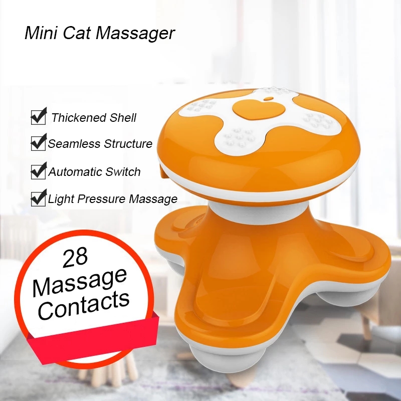 Best of Mini Body Massager Multi Function Triangle Shape Electric Cellulite Massage Relaxation Instrument Cat Massanger USB Charging Reviews & Tips