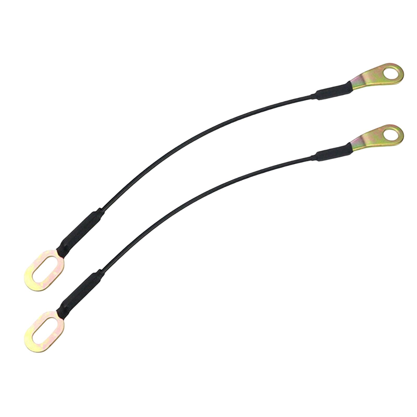 2Pcs Tailgate Wire Cable Strap UH70-65-760 Replaces Tail Gate Cord for Mazda BT50 B2500 Durable Automotive Accessories