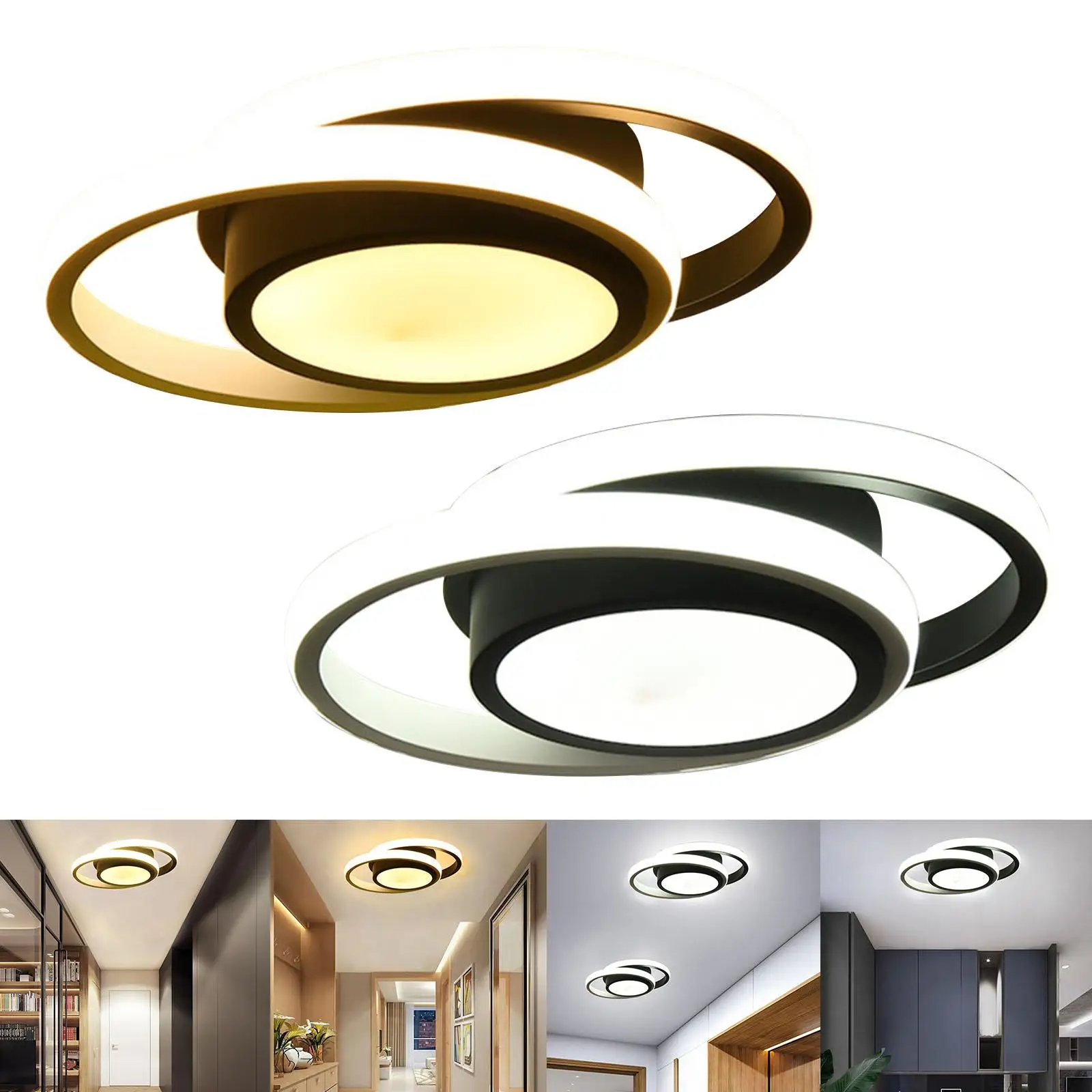Nordic LED Ceiling Light Chandelier Fixtures Surface Mounted Pendant Light for Aisle Porch Corridor Dining Room Bathroom