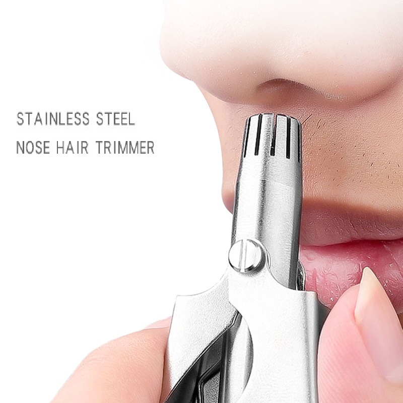 Best of Portable Mini Stainless Steel Manual Ear Nose Hair Trimmer Painless Nose Hair Removal Safety Shaver Razor For Men And Women Reviews & Tips