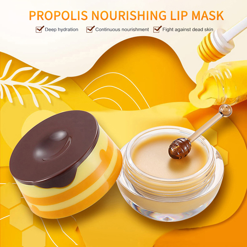 Best of Honey Lip Balm Propolis Moisturizing Lip Mask Nourishing Anti-wrinkle Lip Care Anti-cracking Unisex Lip Mask Honey Lip Mask Care Reviews & Tips