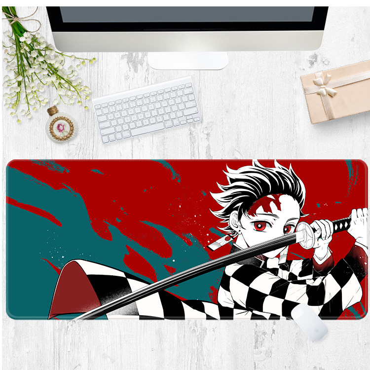Almofadas de Mesa dos Desenhos Artigos de Escritório Demônio Slayer Animados Papelaria Mouse Material Escolar Acessórios Pessoal Estudantes Articulares 3 Toys & Sports