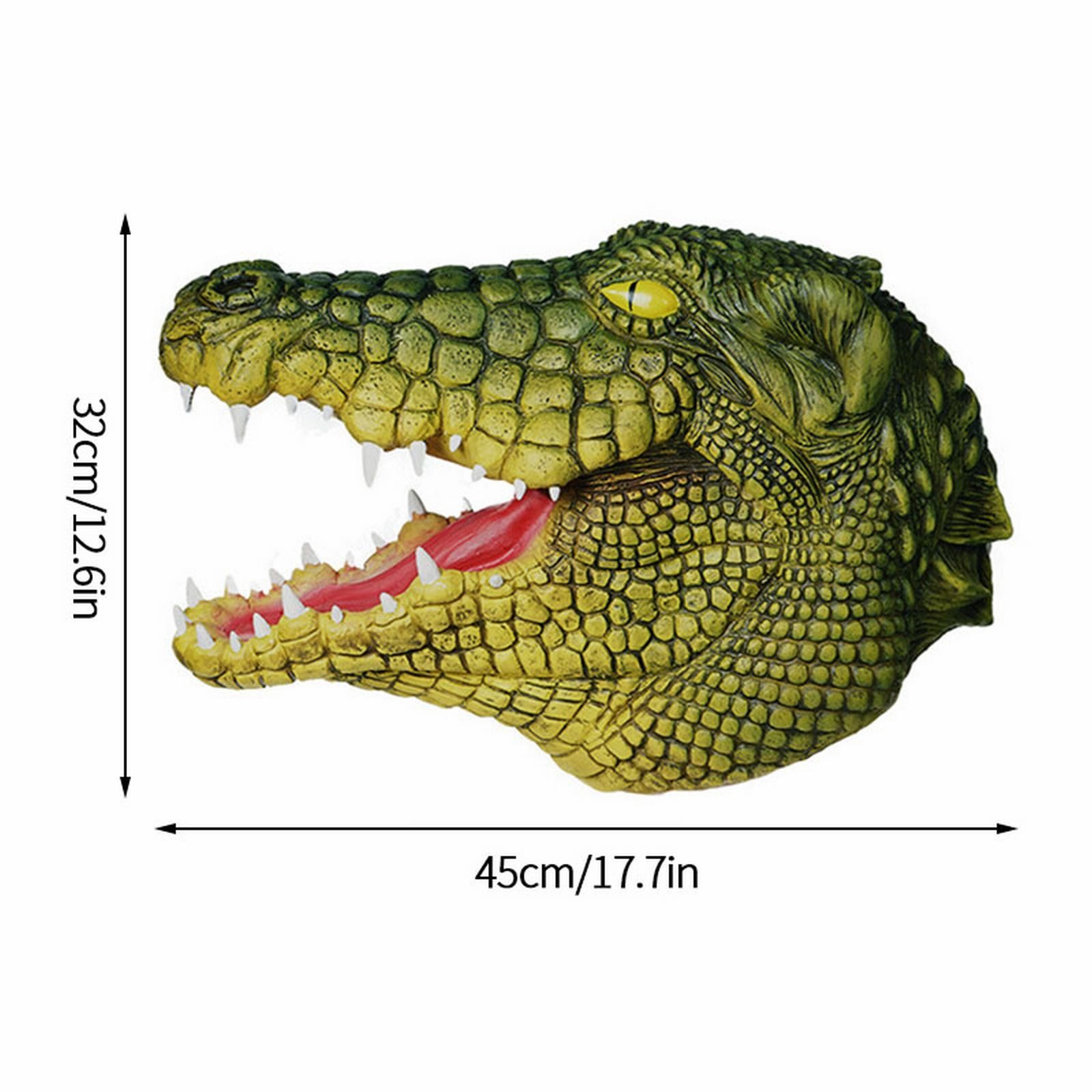 Забавная маска с животными Новинка Крокодил ягненок динозавр на все лицо  чехол на голову ужас Хэллоуин Карнавал вечеринка костюм реквизит для  косплея | AliExpress