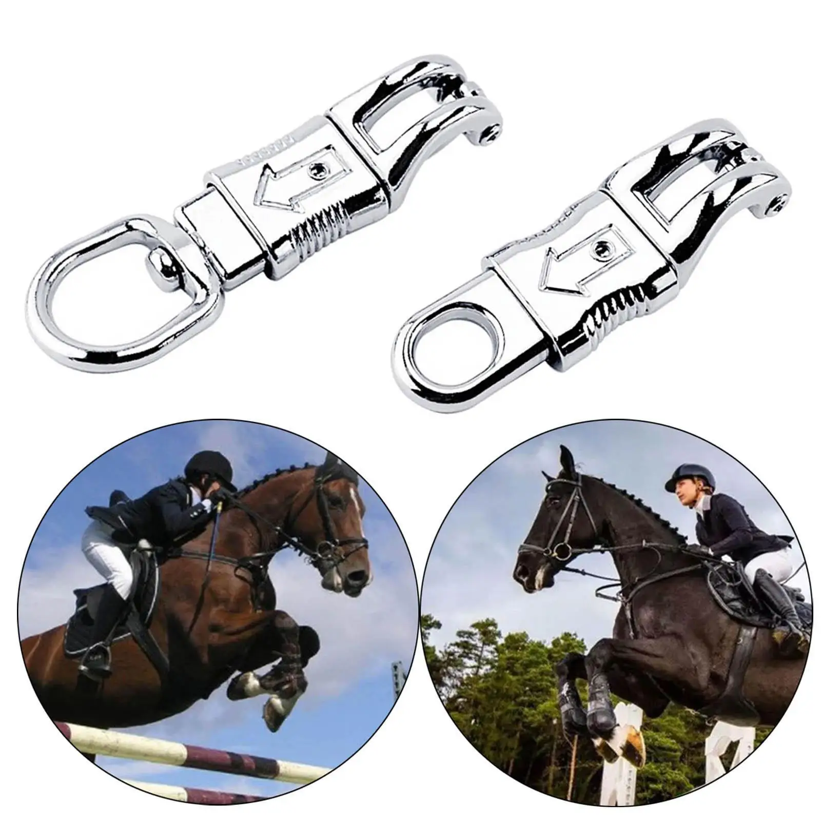 Zinc Alloy Panic Snap for Paracord Quick Release Heavy Duty Clips Buckles Fit for Horse Riding Leads Reins Get Back whips