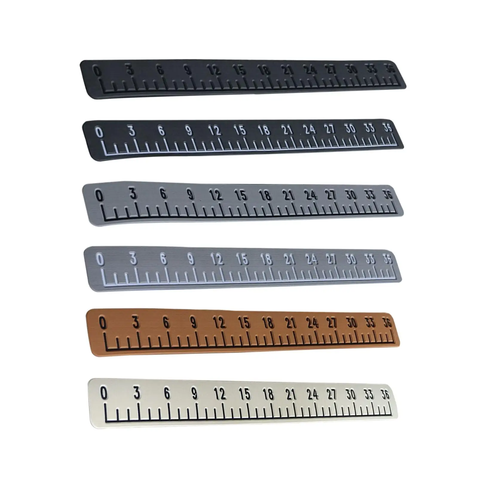 Fish Ruler for Boat 6mm Thickness Etched Numbers Fishing Measuring Tape for Yachts