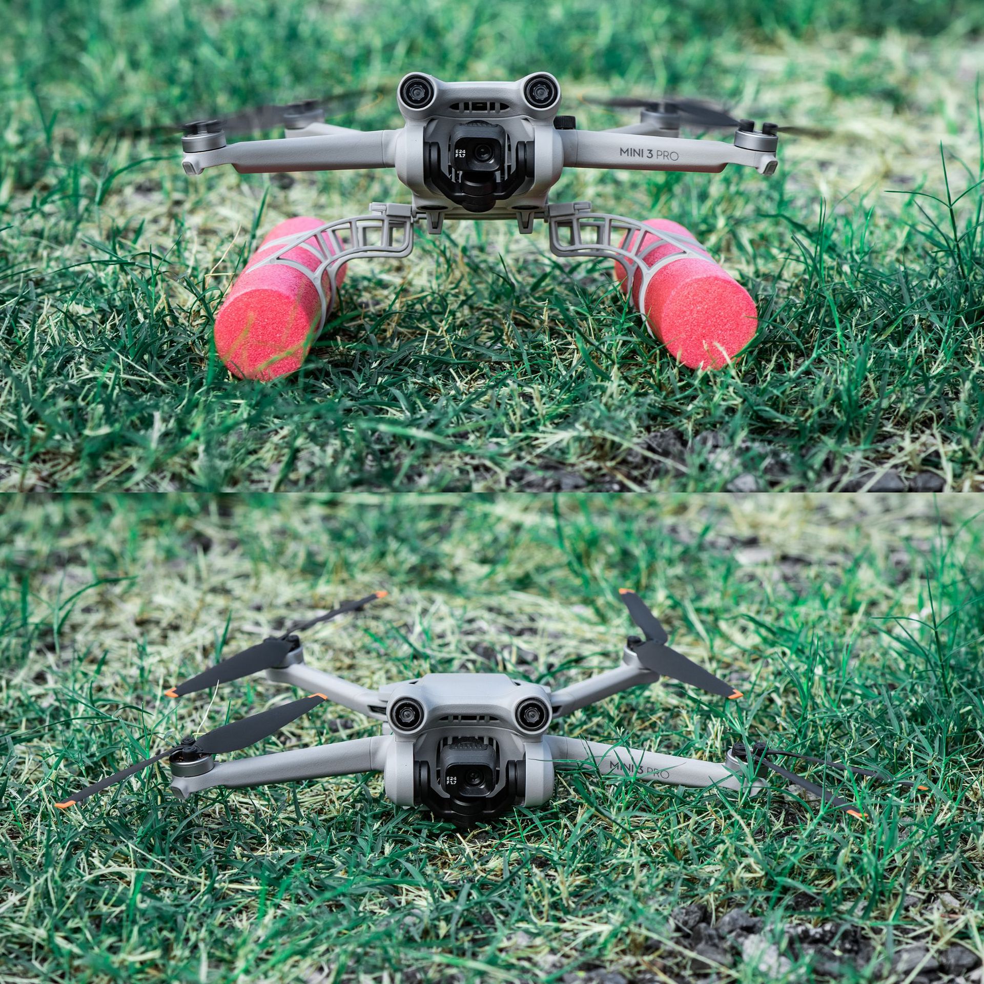 Kit de train d'atterrissage, pièces de réparation de support avant et arrière pour DJI Mavic PRO (couleur platine 2 pièces)-SALALIS - Jeux - Jouets