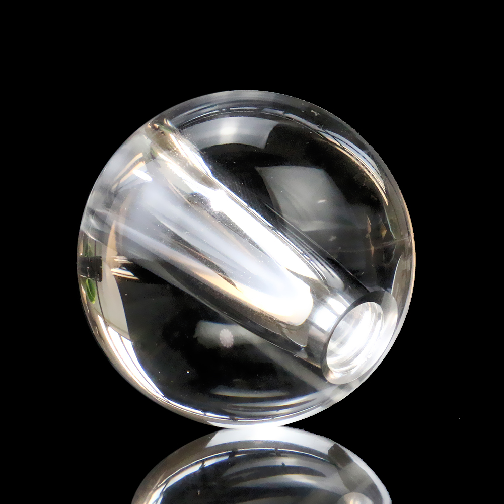Polierter 60 mm Kristallkugel-Anhänger zum Aufhängen, Ornament, Glaskunst, Türklinke, Dekor, Kronleuchter, Briefbeschwerer, Mittelstück – Detail 2