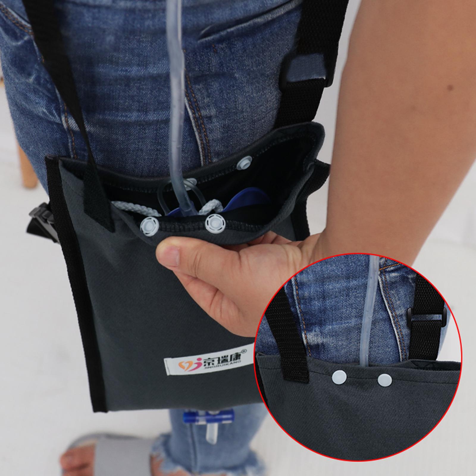 Urine Drainage Bag Waterproof Adjustable Strap Easy Accessory Multipurpose Night Urine Bag for Incontinent Patients Wheelchairs 