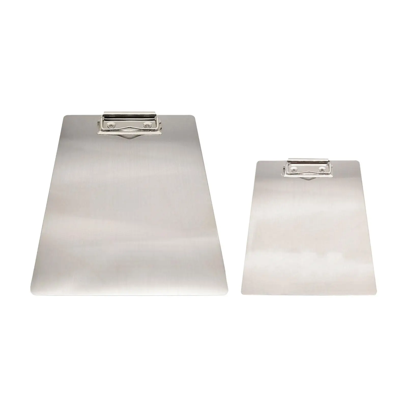 Menu Bill Folder Clipboard Silver Menu Covers Serves Stainless Steel Document Holder for Classroom Drawing Business Forms Notes
