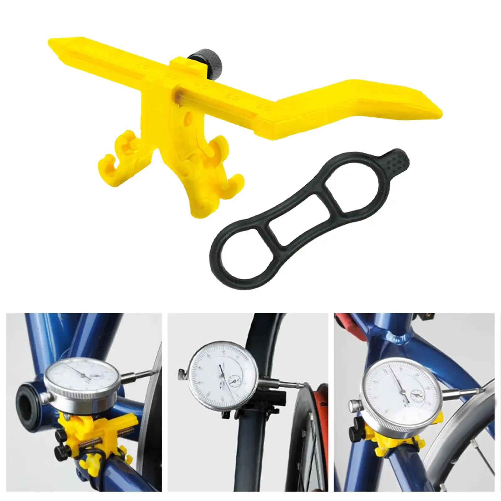 Mini Bike Wheel Truing Stand Removable Durable Bike Wheel Repair for Bicycle Road Bike Mountain Bike Riding Accessories 