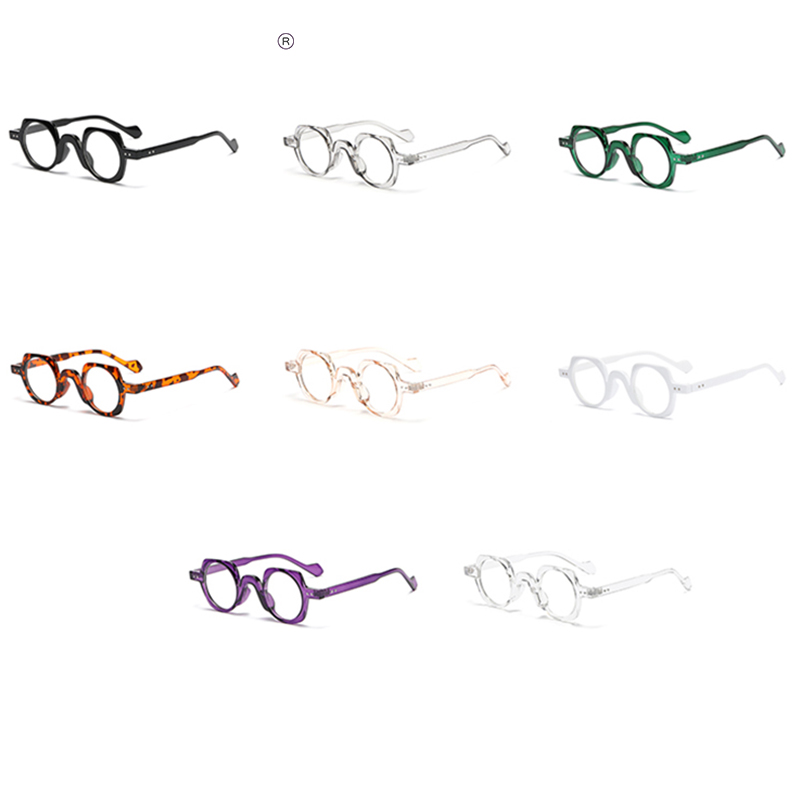 JNPCXI New Arrival Retro Round Punk Glasses for Men Clear Lens Fashion Glasses Frame Women Vintage Hexagon Decoration Male