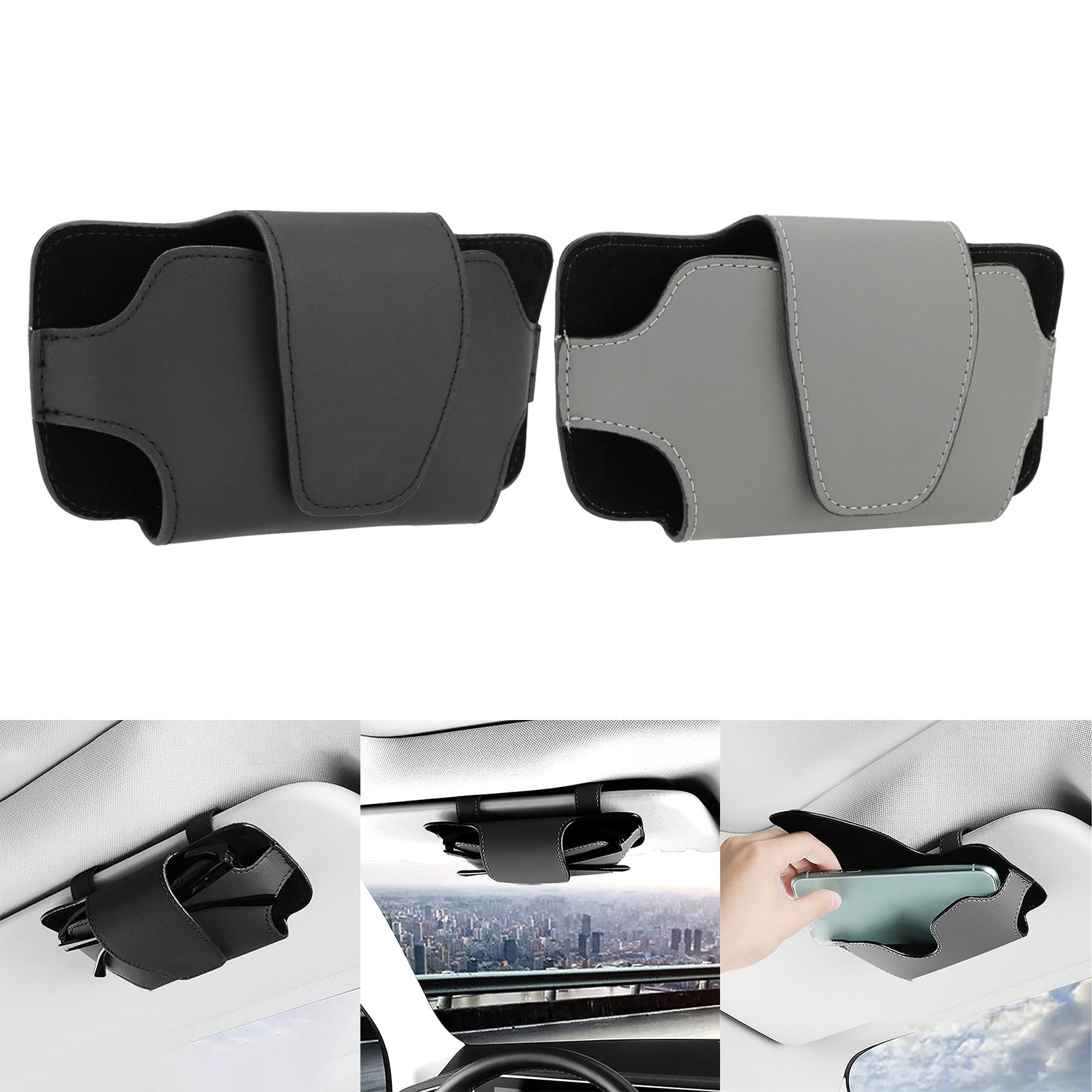 Phone Case Holder Clip Accessories Multifunction PU for Vehicle