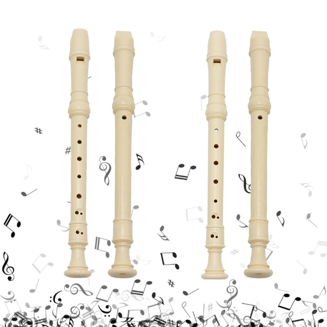 Flauto dolce soprano discanto a 6 fori e 8 fori chiave C con asta di pulizia  stile tedesco per bambini 24BD - AliExpress
