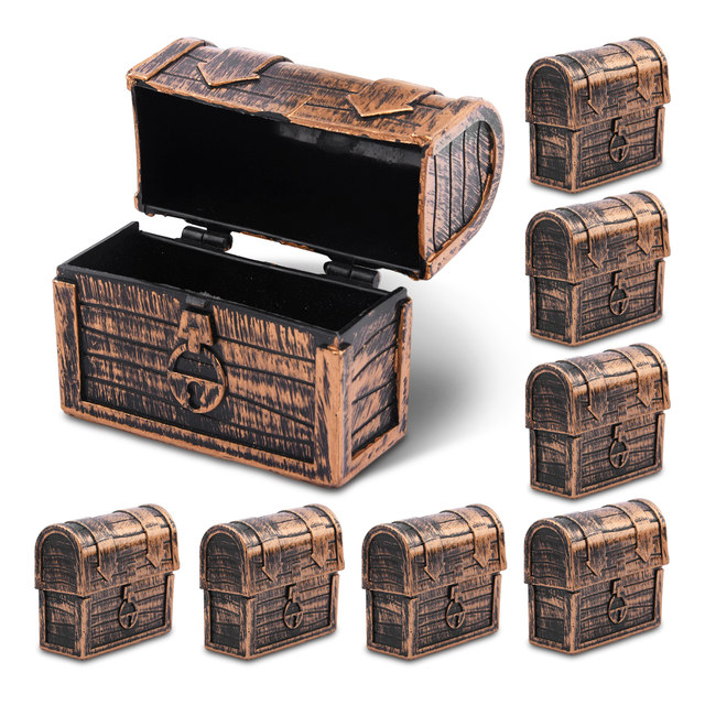 Decorative Treasure Chest Multi-Function Pirate Box Vintage Pirate Chest  Vintage Pirate Treasure Hunt Children'S Toy Gift Box - AliExpress