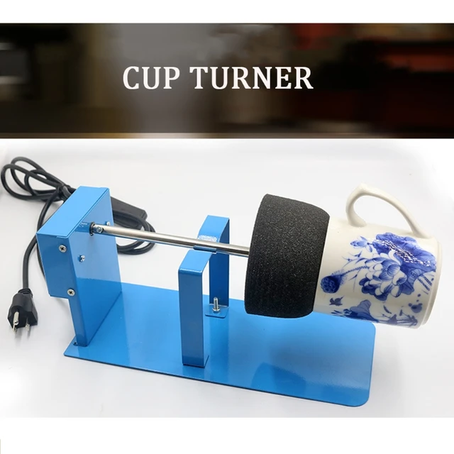 Cup Turner Tumbler Cuptisserie Kit - Cup Spinner for DIY Glitter Epoxy  Crafts