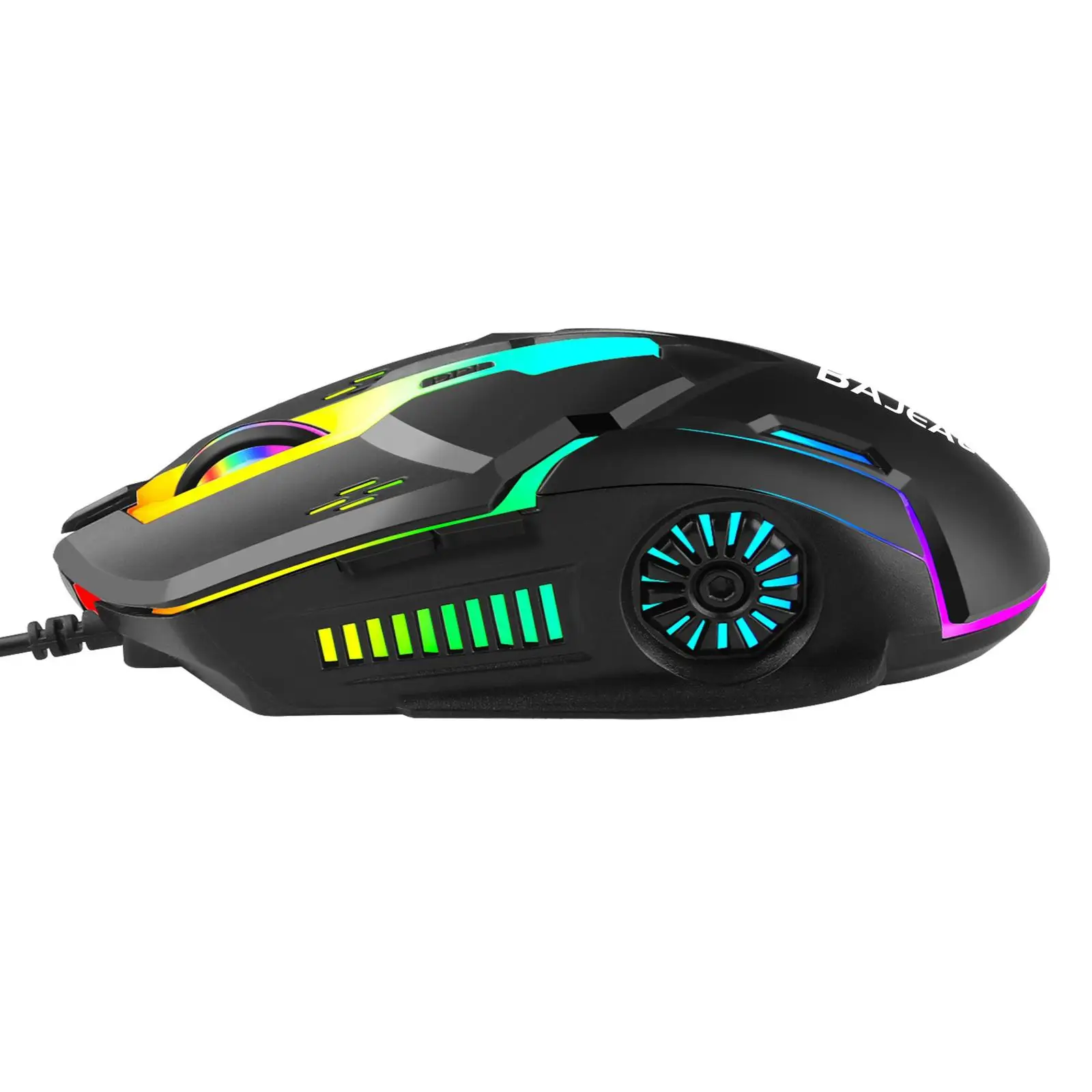 Gaming Mouse Wired RGB Backlit Backlight Breathing Light Universal USB Wired Mice for Laptop PC Work Computer Office Gamer