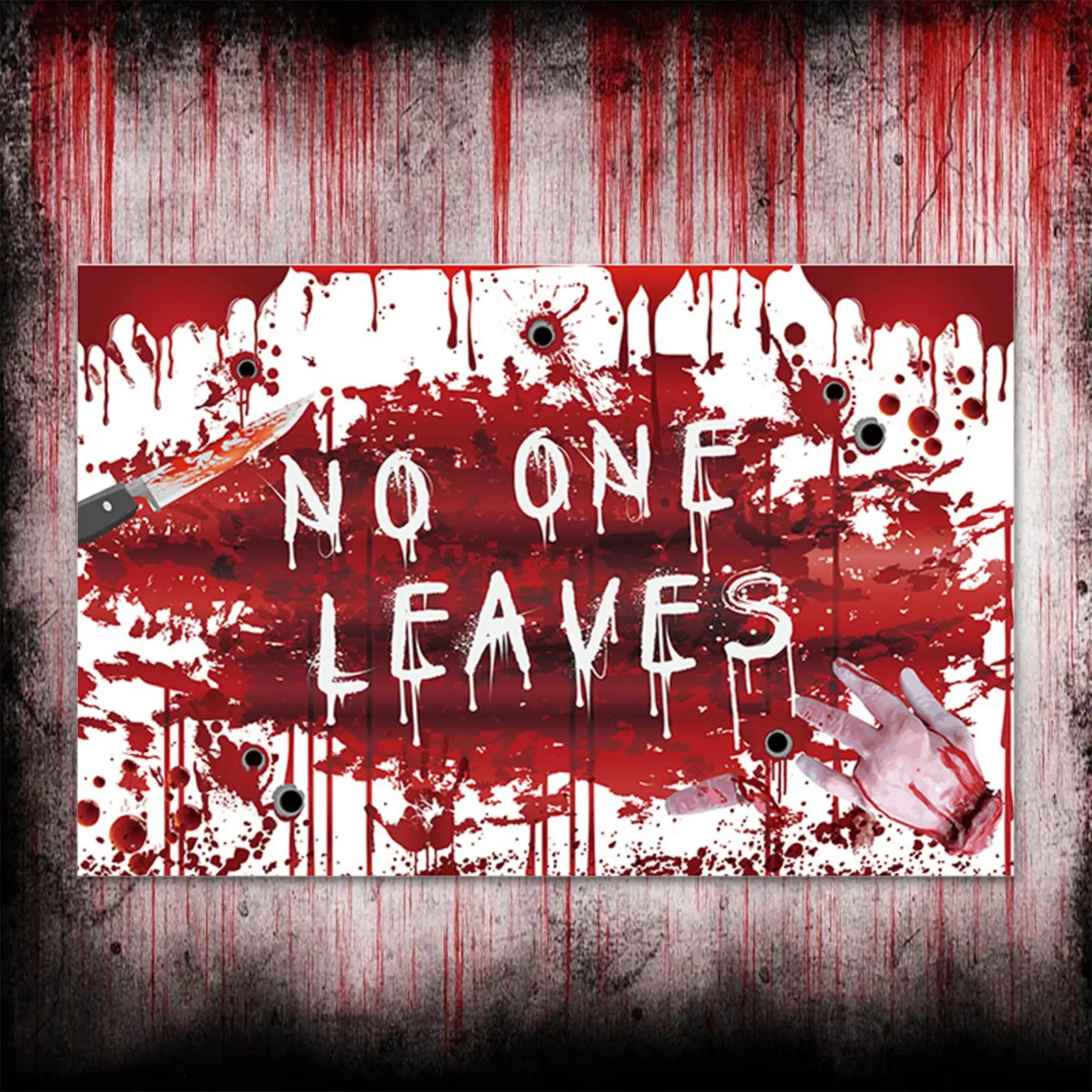 Halloween Photography Backdrop Photo Props Bloody Halloween Background Cloth for