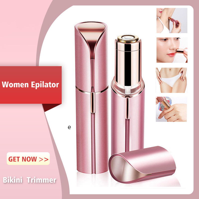 Best of Electric Eyebrow Trimmer Mini Epilator Lipstick Facial Hair Removal Portable Women Painless Razor Tool Reviews & Tips