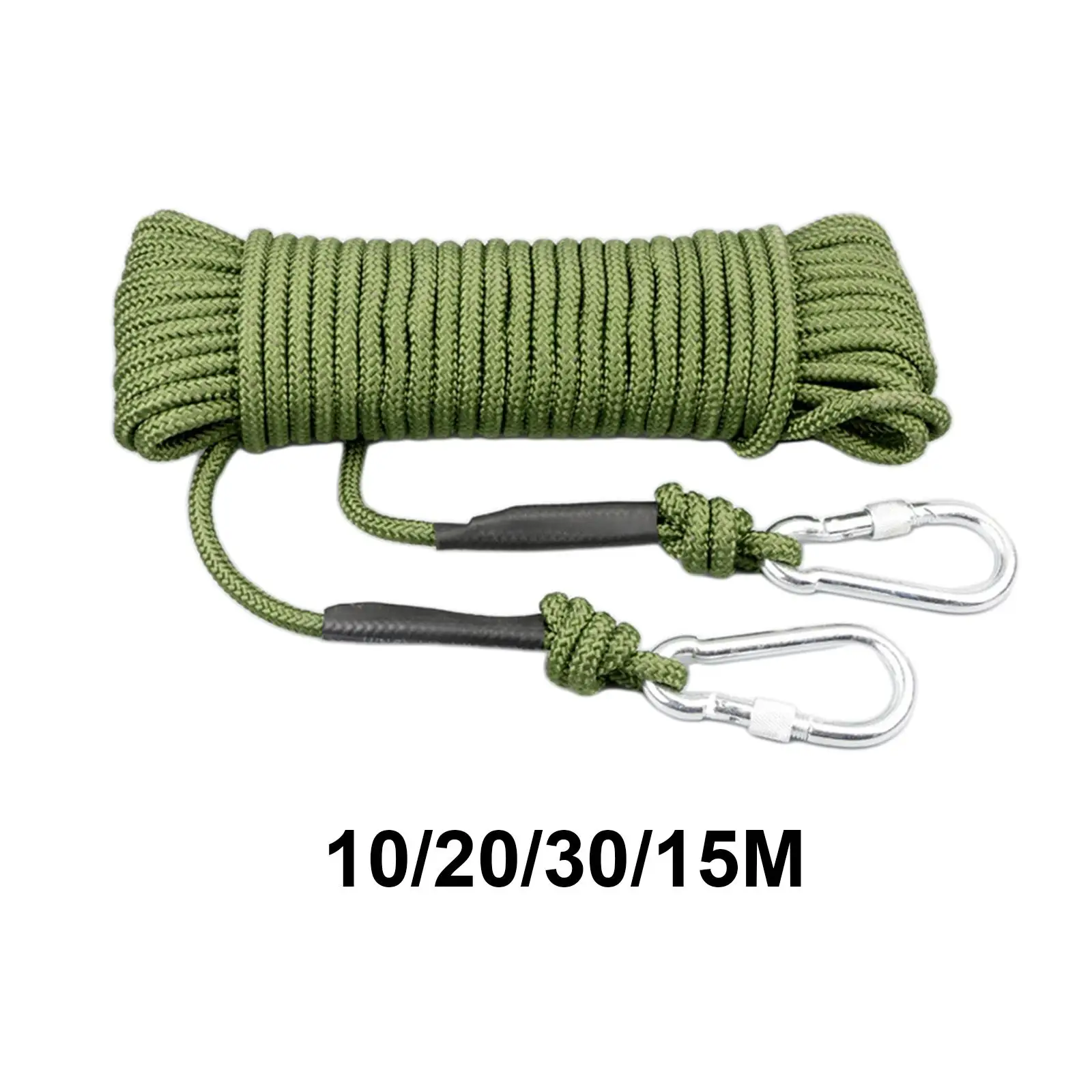 8 mm Climbing Rope  Hooks Equipment Gear High Strength  Parachute Rope Core for Mountain Climbing Ice Climbing