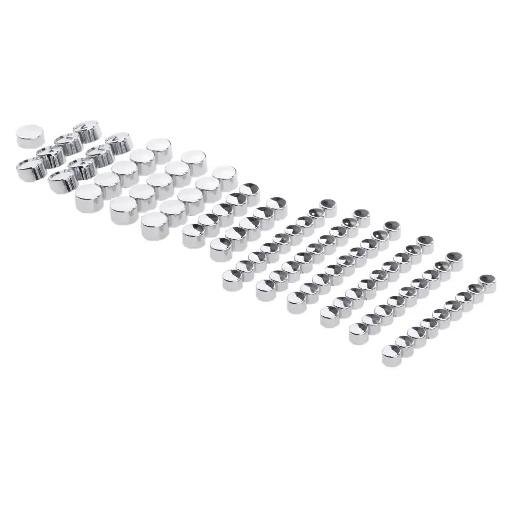 Chrome Bolts Toppers Caps Compatible  FLT  2007-2013 Motorcycles
