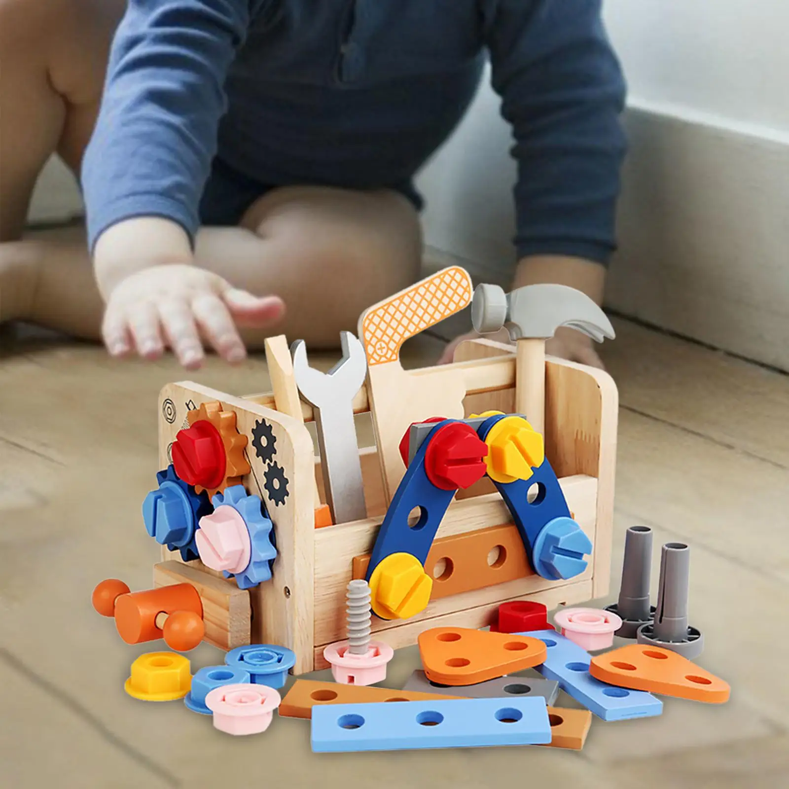 Toolbox Toy Birthday Gift Montessori Educational Gift Gift for Boys Girls