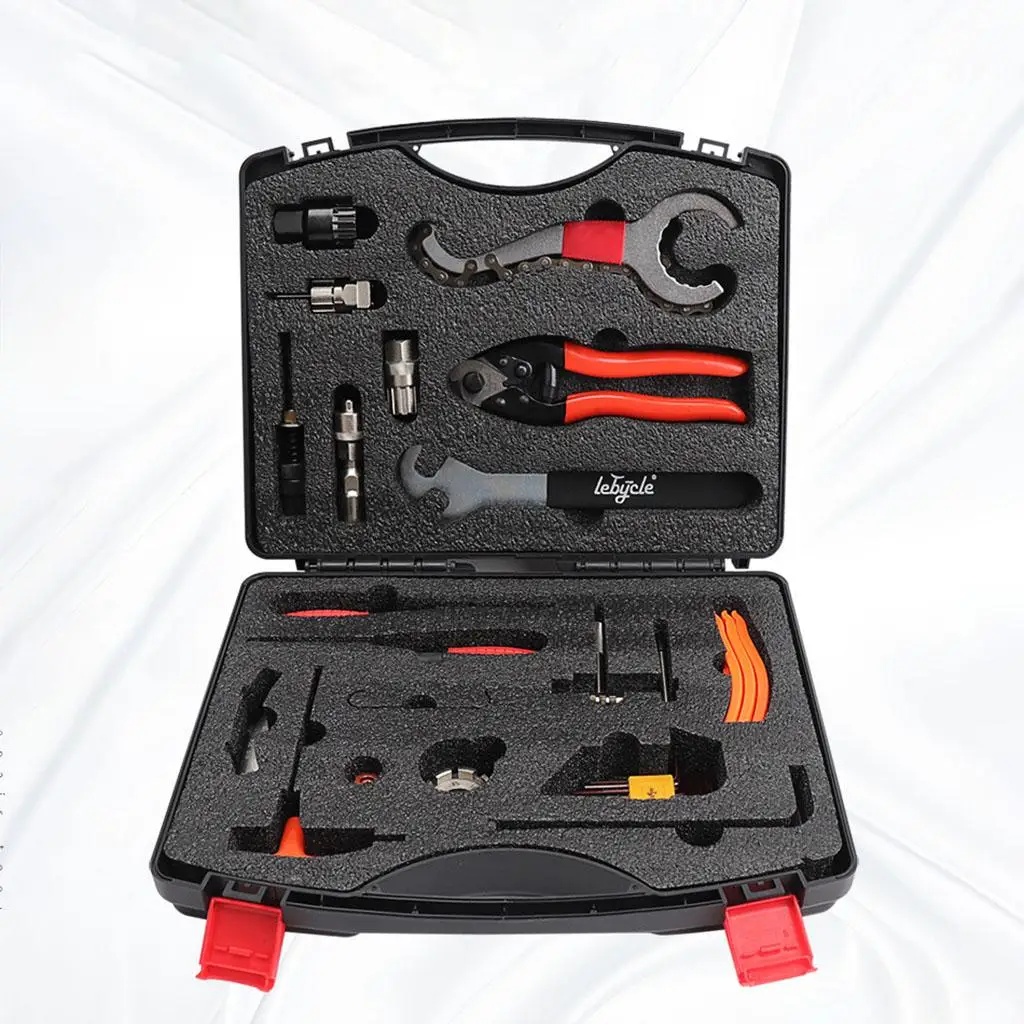 28 in 1 Bicycle Tool Kit Tool Box Set for Mountain  Repair Accessories