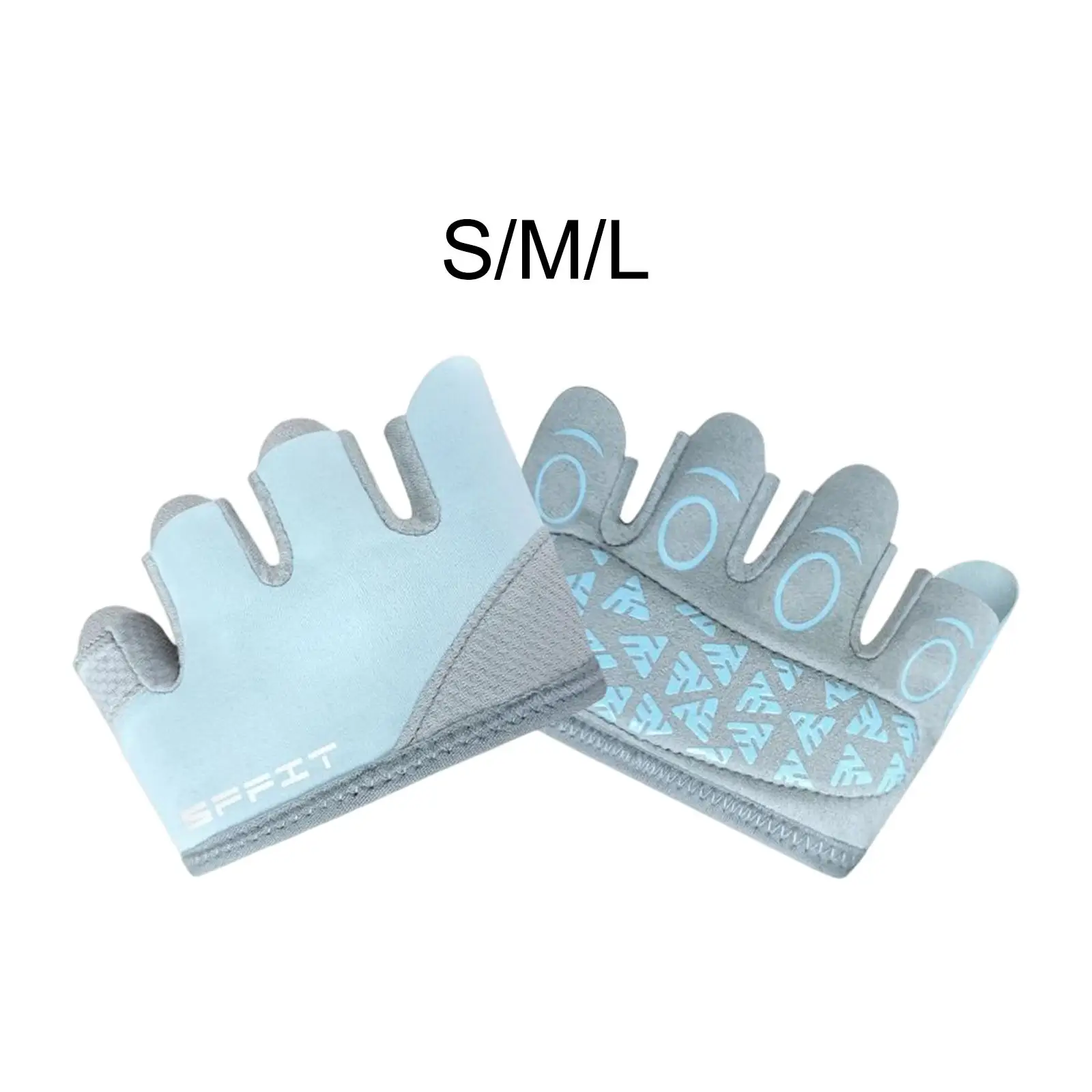 2x training gloves women`s half-finger gloves yoga gloves comfortable for