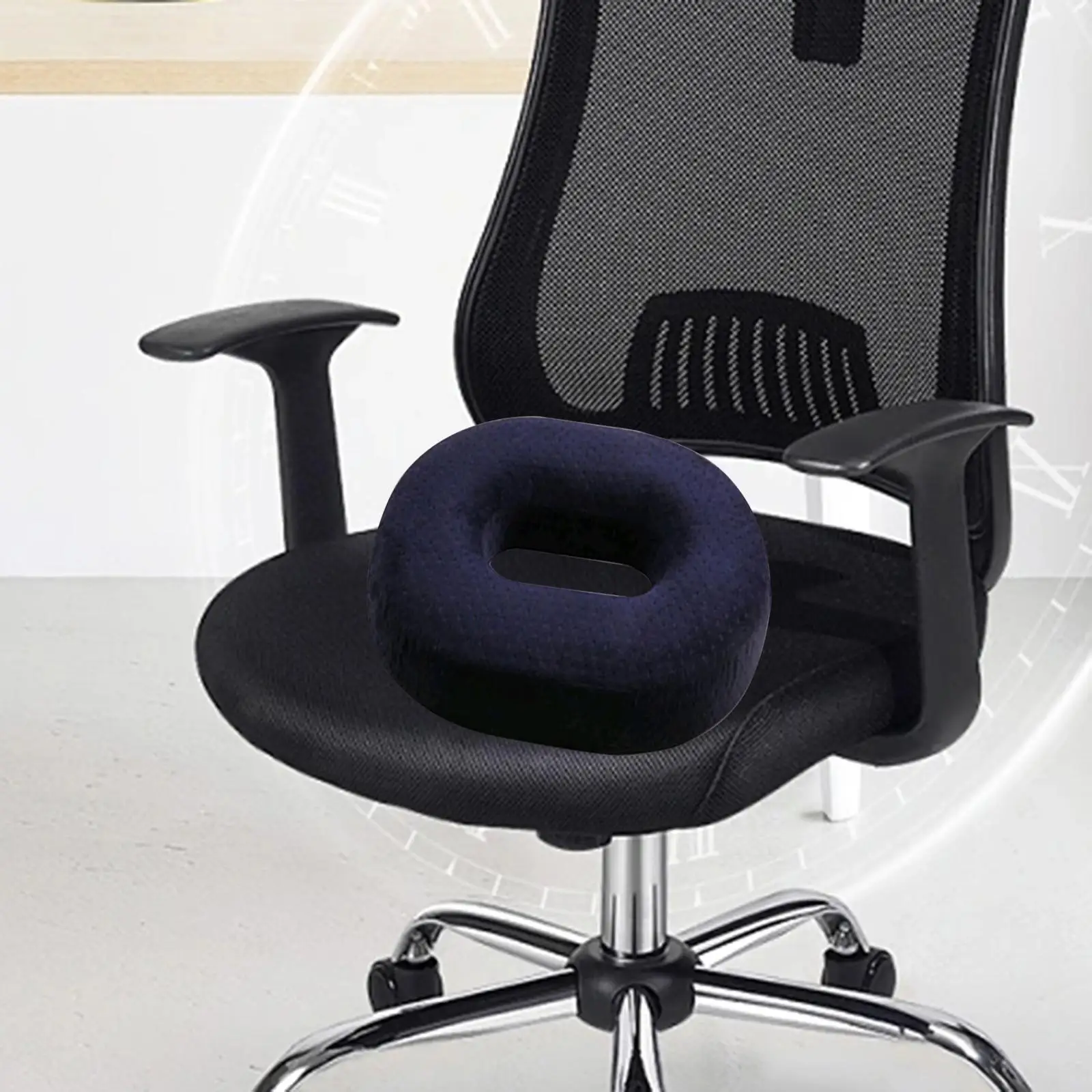 Seat Cushion Lightweight Easy to Clean Donut Cushion Tailbone Cushion Chair Cushion for Home Long Time Sitting Car Chair Office