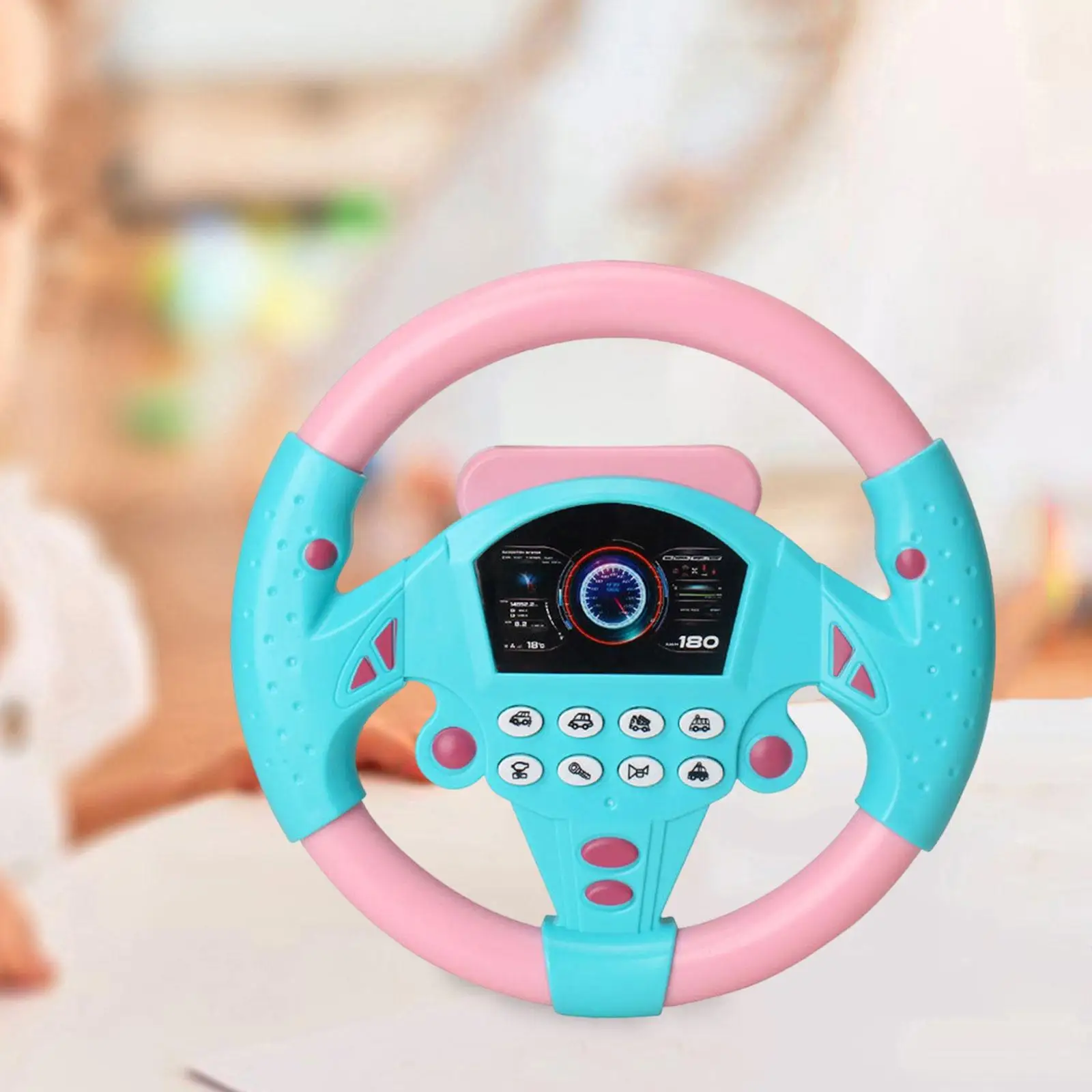 Simulation Driving Wheel Toy Educational Learning Toy for Boys Children Kids Toddlers