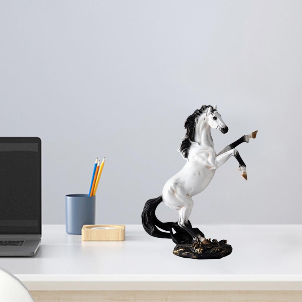 Horse Bronze Figurine Renaissance Style Solid Living Room Horse Sculpture