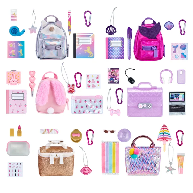 REAL LITTLES Backpacks! One Backpack with 6 Surprises to Collect - Colors are Vary