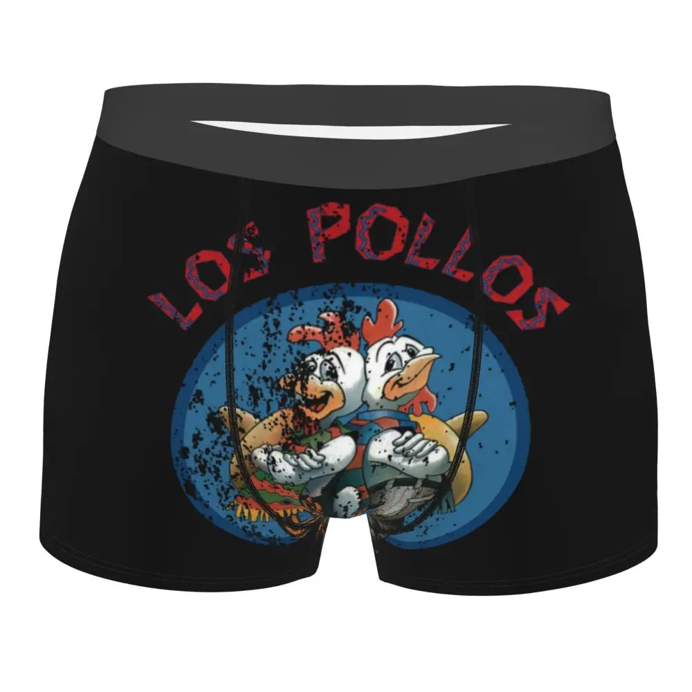 Men's Boxer Shorts Panties Los Pollos Hermanos Soft Underwear Gus Fring Breaking Bad Walter White Homme Plus Size Underpants boxer underwear