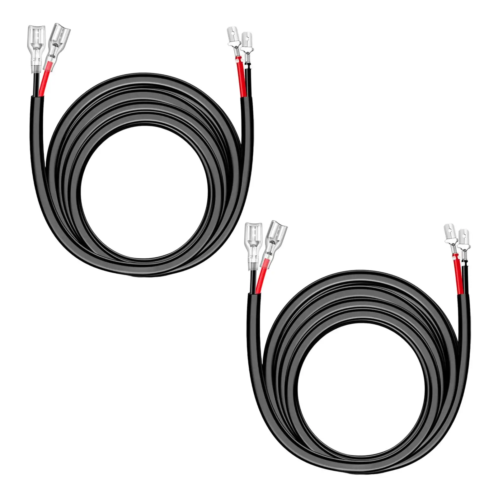 2x 16 Gauge Extension Wiring Harness 300cm High Performance for Work Lamp Yachts Motorcycle Household Appliances Trailer